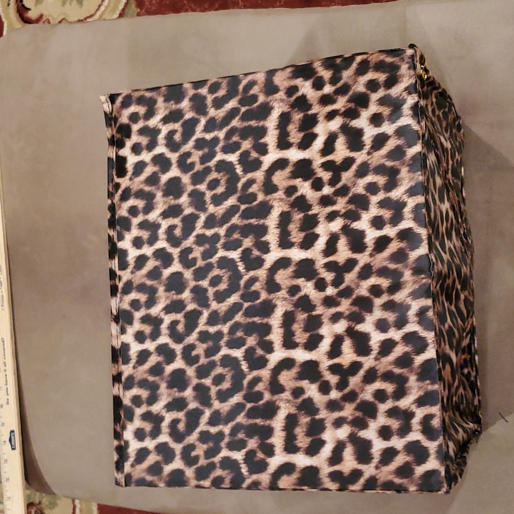 Leopard print storage box
